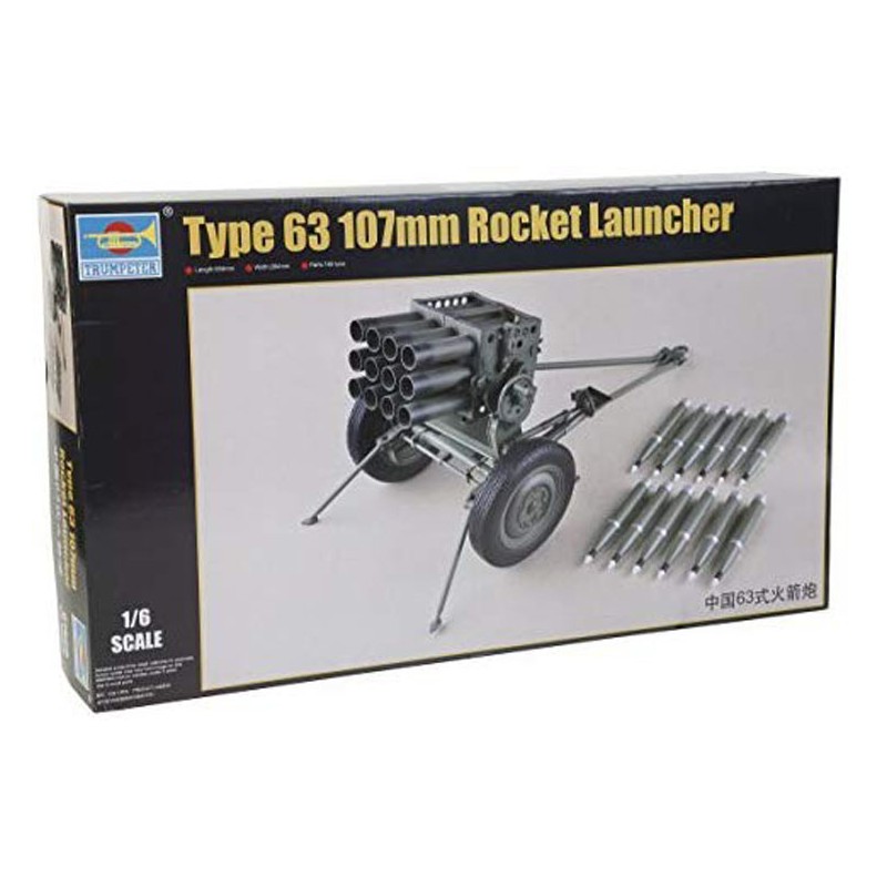 TRUMPETER 01920 1/6 Kit PLA Type 63 Rocket Laucher 107mm