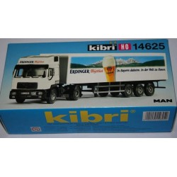 Kibri 14625 H0 1/87 Kit Man Erdinger Weissbier Camion FRIGO