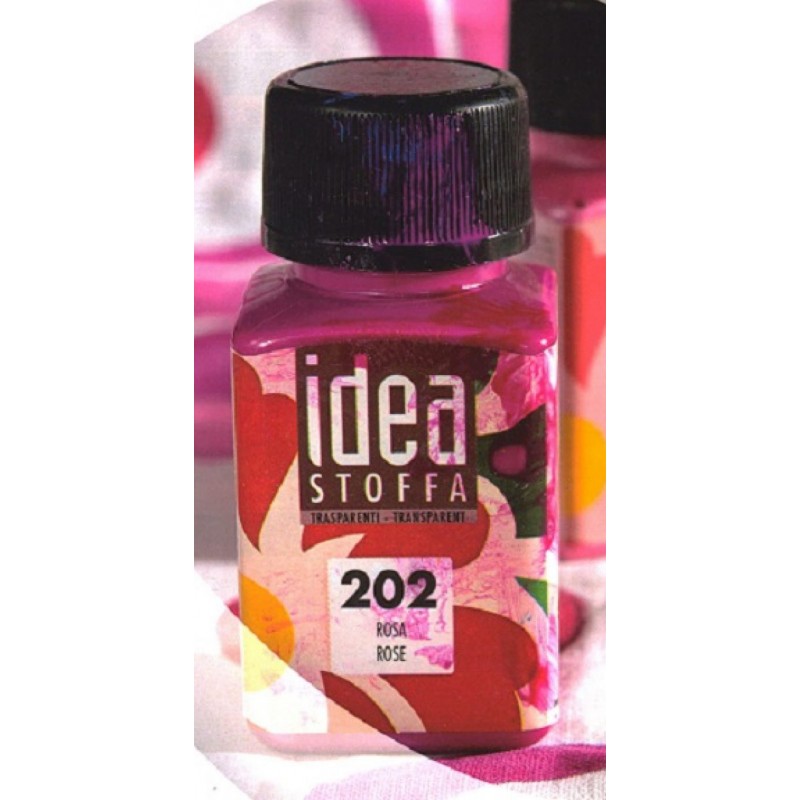 MAIMERI IDEA COLORE PER STOFFA FLACONE DA 60ml ROSA 202