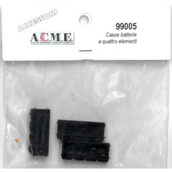 ACME REPLACEMENT BATTERY BOXES WITH 4 ELEMENTS 3 PIECES H0 99005