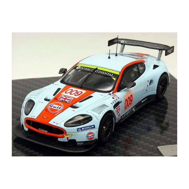 IXO 1/43 ASTON MARTIN DBR9 GULF 24H DU MANS 2008 - LIMITED EDT