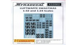 XTRADECAL DECALS GERMAN SWASTIKAS  WWII FOR AIRCRAFT X32002