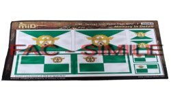MILITARY IN DETAIL GERMAN NAZI POLICE FLAGS 1933-45 SET 3 - 1/35 ART. 35064