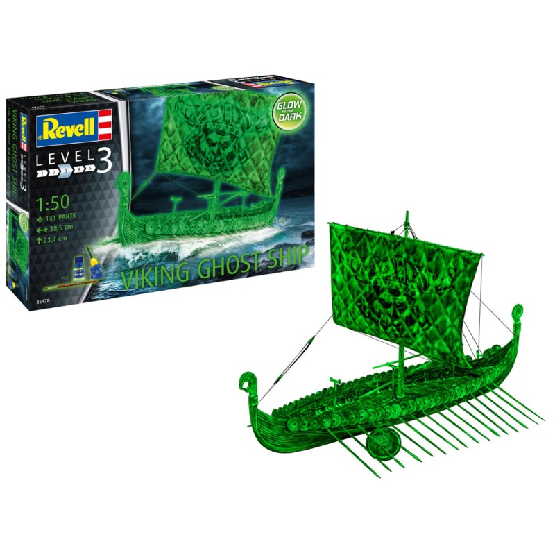 REVELL 05428  KIT 1:50 VIKING GHOST SHIP - Glow in the Dark