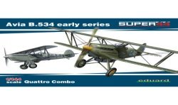 EDUARD AVIA B.534 LATE SERIES QUATTRO COMBO 1/144 ART. 4452
