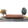 PEG MODEL CARICO TUBI DI TERRACOTTA PER  CARRO FERROVIARIO A SPONDE BASSE 1/87 H0 87315SCALA 1/87 H0 ART. 87315